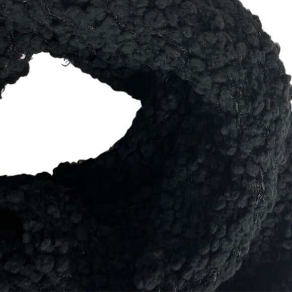 Merona Infinity Scarf Black OS New Chunky Knit Sparkles - Picture 2 of 6